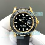 FH Factory Clone Rolex Yacht-Master 42 Gain Weight Gold Case Swiss Cal.3235 Watch 